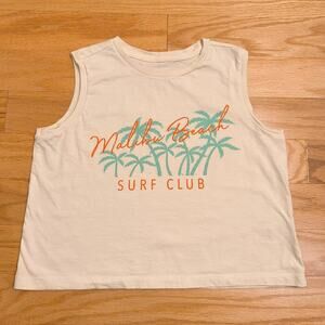 Hello Franki, Sleeveless Waist Length Malibu Graphic Tank , Girls L/12 (EUC)